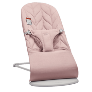Imagine Balansoar pentru bebelusi BabyBjorn Bliss Petal Quilt Dusty Pink, 0-2 ani, Reglabil