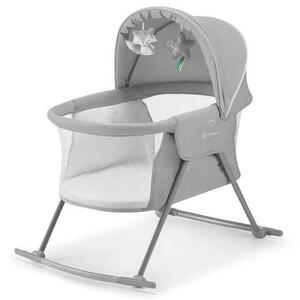 Imagine Patut 3in1 KinderKraft Lovi, 0 - 9kg, cadru otel (Gri)
