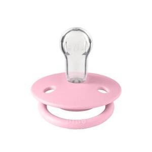 Imagine Suzeta De Lux Silicon, tetina rotunda, marime universala (0-3 ani) Baby Pink, BIBS