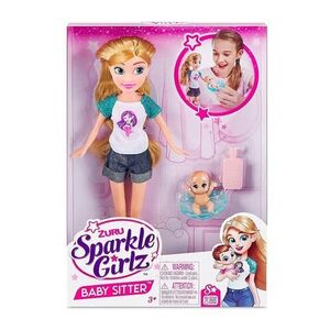 Imagine Set de joaca papusa Sparkle Girlz Babysitter, + 3 ani