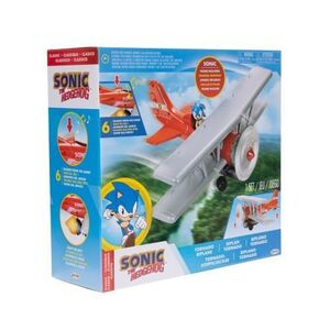Imagine Set de joaca Sonic - Tornado Airplane, cu figurina, 6 cm