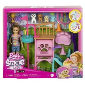 Imagine Set de joaca Barbie si Stacie To the rescue, Papusa Stacie dresoare de catei