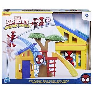 Imagine Set de joaca Spidey and his Amazing Friends Locul de joaca Spidey si figurina spidey, 10 cm