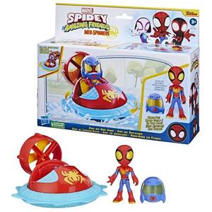 Imagine Set de joaca Spidey and his Amazing Friends Web-Spinners, Masinuta si figurina Spidey