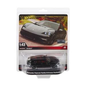 Imagine Masinuta Hot Wheels Premium Real Riders Pop Culture, Porsche Taycan Turbo S Cross Turismo, 1: 43