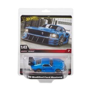 Imagine Masinuta Hot Wheels Premium Real Riders Pop Culture, Ford Mustang 69, 1: 43