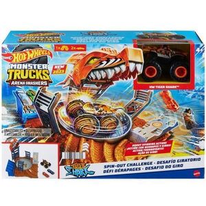 Imagine Set de joaca Hot Wheels Monster Trucks Arena Smashers, Spin-out challenge
