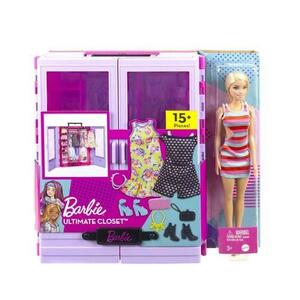 Imagine Set de joaca Barbie Garderoba, cu papusa
