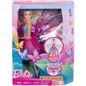 Imagine Papusa Mattel Barbie Balerina Transformare in Fluture