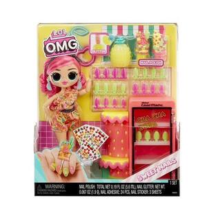 Imagine Papusa L.O.L. Surprise OMG Sweet Nails™ Pinky Pops Fruit Shop, 30 cm