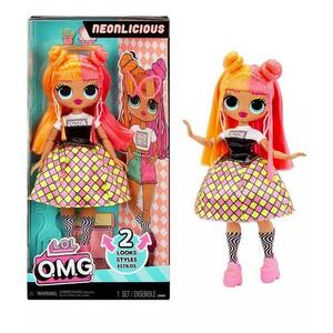 Imagine Papusa L.O.L Surprise! OMG Neonlicious Fashion Doll