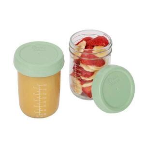 Imagine Set 2 Boluri din sticla Badabulle Badabowls pentru pastrarea hranei bebelusului, 220 ml