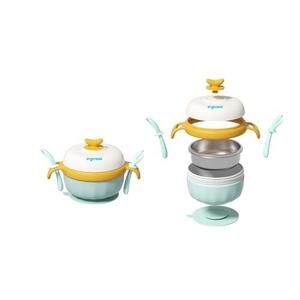 Imagine Bol termic cu baza antialunecare U-grow UG-235BL, 350ml, Albastru