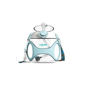 Imagine Sticla tritan cu pai si curea U-grow UG-733BL, 330ml, Albastru