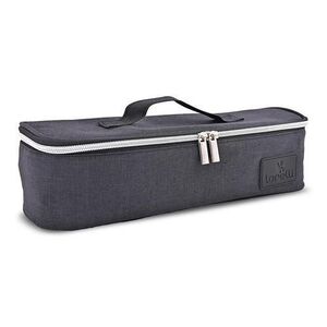 Imagine Geanta termica pentru mancare Lorelli Avy, 3 compartimente detasabile, inchidere cu fermoar, dispune de doua despartitore interioare detasabile, 33x11x10 cm, Negru
