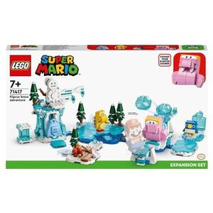 Imagine LEGO® Super Mario Set de extindere Morsel si aventura lui in zapada 71417