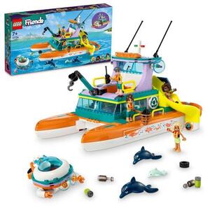 Imagine LEGO® Friends - Barca de salvare pe mare 41734, 717 piese