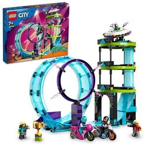 Imagine LEGO® City - Provocarea suprema de cascadorii pe motocicleta 60361, 385 piese