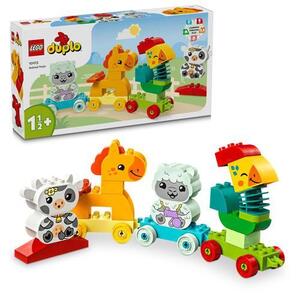 Imagine LEGO® DUPLO® - Tren cu animale 10412, 19 piese