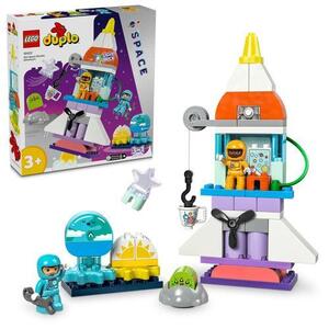 Imagine LEGO® DUPLO® - Aventura cu naveta spatiala​ 3 IN 1 10422, 58 piese
