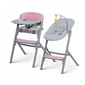 Imagine Scaun de masa si balansoar Kinderkraft KHLICA00PNK0000, Gri/Roz