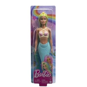 Imagine Papusa Barbie Dreamtopia - Sirena cu corset galben si coada albastra