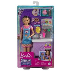 Imagine Papusa Barbie Skipper First Jobs - Snack bar