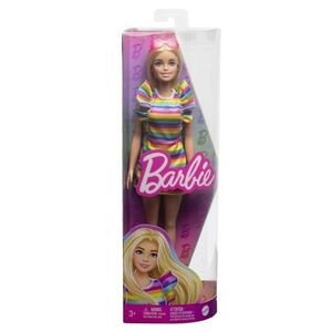 Imagine Papusa Barbie Fashionistas - Barbie blonda cu aparat dentar