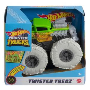 Imagine Masinuta Hot Wheels Monster Trucks - Twisted Treadz, Bone Shaker, 1: 43