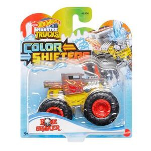 Imagine Masinuta Hot Wheels Monster Trucks - Color Shifters, Bone Shaker, 1: 64