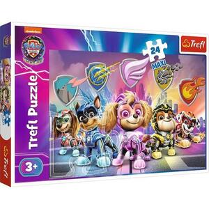 Imagine Puzzle Maxi Trefl Paw Patrol, Cateii in actiune, 24 piese