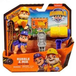 Imagine Set de joaca Paw Patrol Rubble Crew, Rubble si Mix