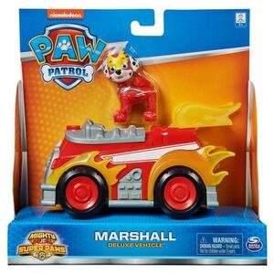 Imagine Set figurina cu vehicul Paw Patrol Mighty Pups Deluxe, Marshall
