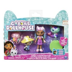 Imagine Set 4 figurine Gabby's Dollhouse, Gabby si prietenii ei