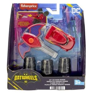Imagine Masinuta Fisher Price Batwheels cu lansator, 1: 55 (Rosu)