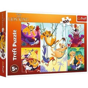 Imagine Puzzle Trefl Disney Lion King, Curajosul rege, 100 piese