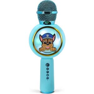 Imagine Microfon karaoke OTL Technologies PAW PATROL CHASE, difuzor integrat 5 W, Bluetooth 5.3, MP3 (Albastru)
