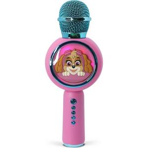 Imagine Microfon karaoke OTL Technologies PAW PATROL SKYE, difuzor integrat 5 W, Bluetooth 5.3, MP3 (Roz)