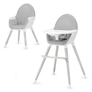 Imagine Scaun de masa 2 in 1 Kinderkraft Fini, 6 luni +, reglabil, Gri