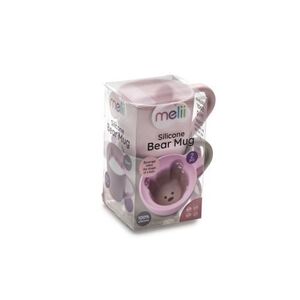 Imagine Set 2 cani pentru copii Melii Ursulet, cu design interior, Roz/Mov