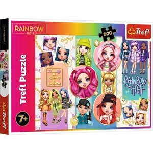 Imagine Puzzle Trefl Papusile Rainbowhigh, 200 piese