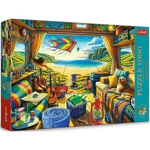 Imagine Puzzle Trefl Premium Plus Time Tea, Calatorie cu caravana, 1000 piese
