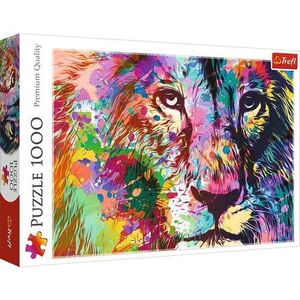 Imagine Puzzle Trefl Colorful Lion, 1000 Piese