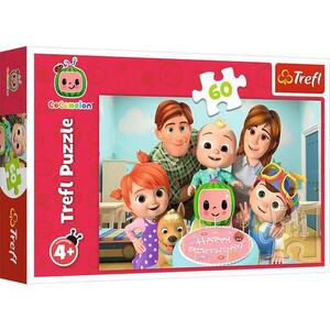 Imagine Puzzle Trefl Cocomelon, O zi minunata, 60 piese