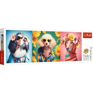 Imagine Puzzle Trefl Panorama, Saptamana Modei Cateilor, 500 piese