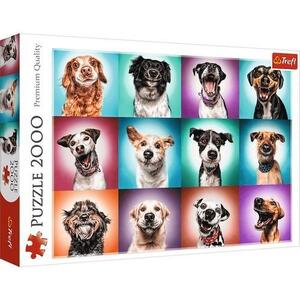 Imagine Puzzle Trefl Catelusii amuzanti, 2000 piese