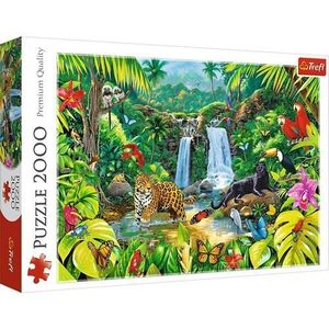 Imagine Puzzle Trefl Padurea tropicala, 2000 piese