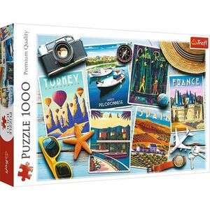 Imagine Puzzle Trefl Carti postale, 1000 piese