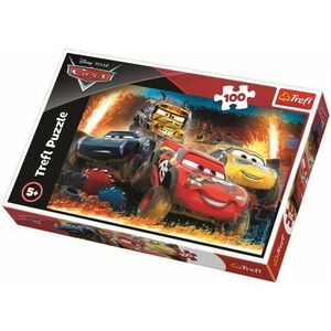 Imagine Puzzle Trefl Disney Cars Cursa la limita, 100 piese