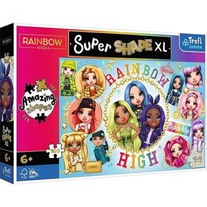 Imagine Puzzle Trefl Primo Super Shape XL Rainbow High: Prietenele colorate, 160 piese